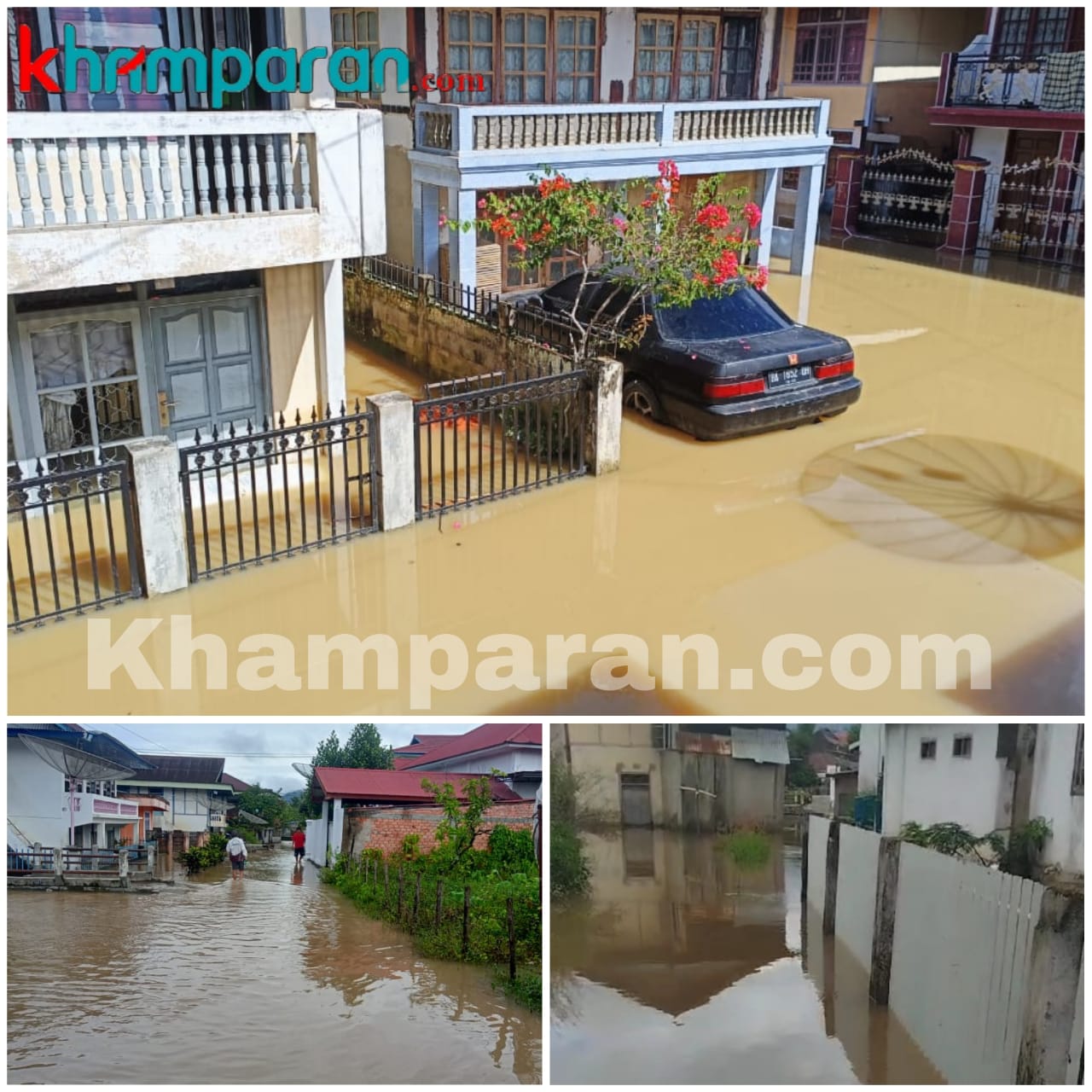 Banjir Mulai sasar Kecamatan Danau Kerinci, Warga Was- was