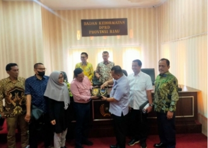 BK DPRD Provinsi Jambi Studi Banding ke BK DPRD Riau, Bahas Soal Sanksi Anggota Dewan