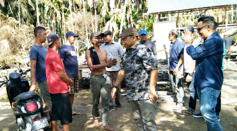 Komisi III DPRD Tanjabbar Kunjungi Korban Kebakaran Kuala Betara 