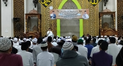Launching Pendidikan Subuh di Tebo, Al Haris Gembira Masjid Dipadati Ribuan Jamaah