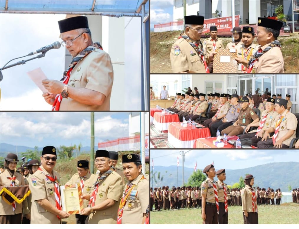 Peringatan Hari Pramuka ke-63 di Kerinci Berlangsung Khidmat, Sekda Zainal Efendi :    Apresiasi Dukungan Semua Elemen Bagi Pramuka Sangat Berharga