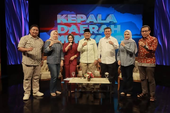 Tampil di TVRI Jambi, Bupati Bersama Wakil Bupati Tanjabar Paparkan Program Berkah Madani 