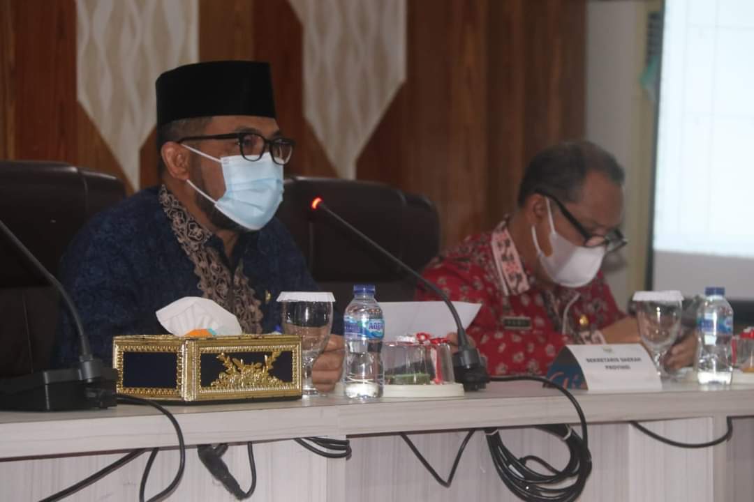 Sekda Pimpin Rapat Persiapan Penyambutan Gubernur dan Wagub Jambi Hasil Pilkada Serentak 2020
