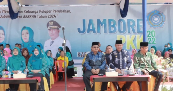 Bupati Anwar Sadat Membuka Secara Resmi Acara Jambore Kader PKK Kabupaten Tanjung Jabung Barat