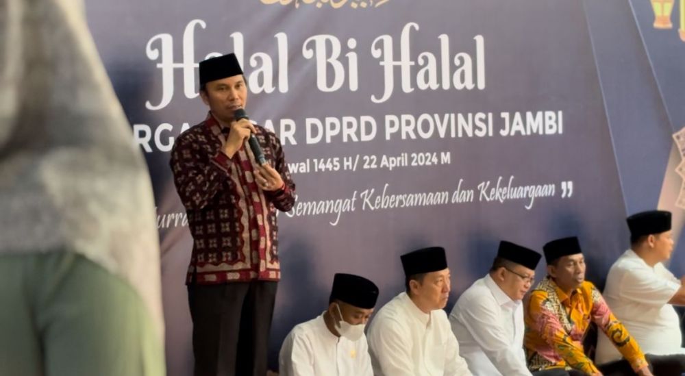 Edi Purwanto Sampaikan Permohonan Maaf Selama Menjabat Ketua DPRD Jambi