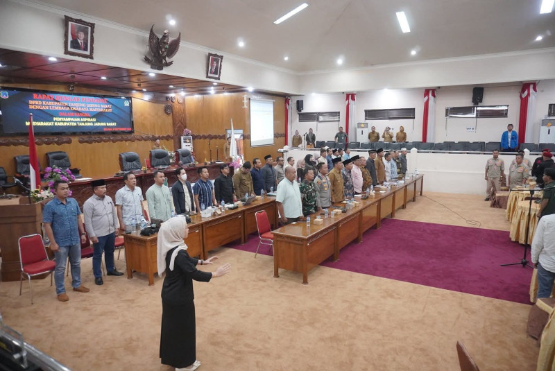 DPRD Tanjabbar Rapat Dengar Pendapat Bersama Ormas dan Organisasi Kepemudaan