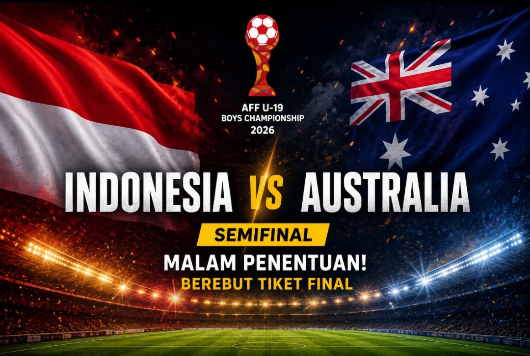MALAM PENENTUAN! INDONESIA DAN AUSTRALIA BEREBUT TIKET FINAL AFF U-19