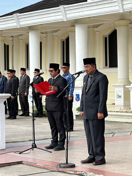 Ketua Komisi II DPRD Tanjabbar Bacakan Ikrar Hari Kesaktian Pancasila