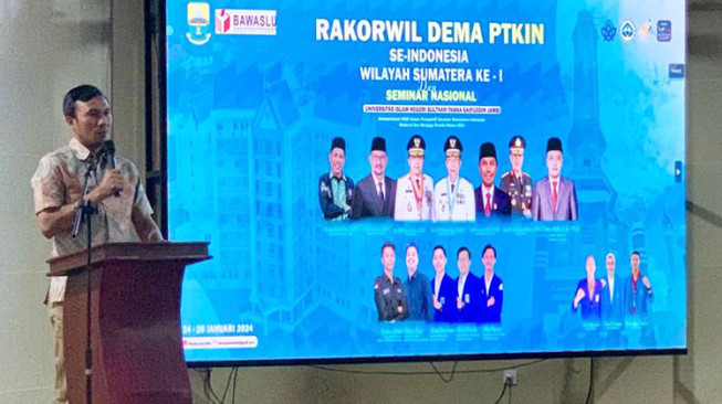Ketua DPRD Jambi Jadi Pembicara di Rakorwil Dema PTKIN se-Indonesia Wilayah Sumatera