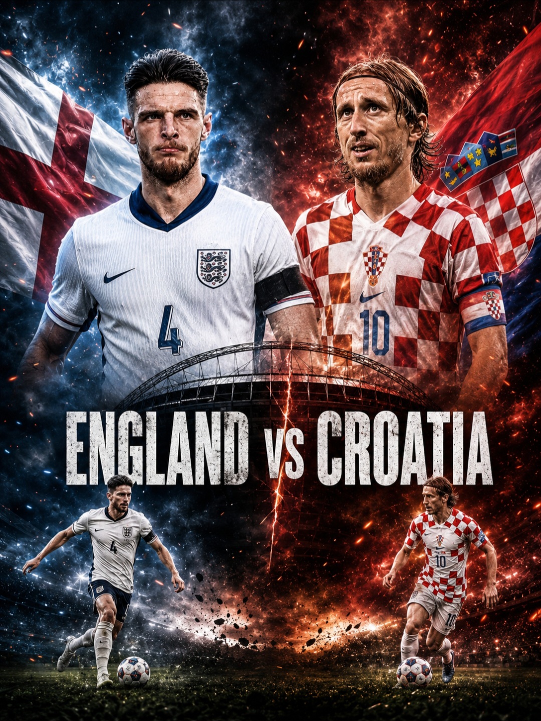 THE THREE LIONS DAN VATRENI BERTEMU LAGI, KENANGAN RUSIA 2018 KEMBALI HIDUP