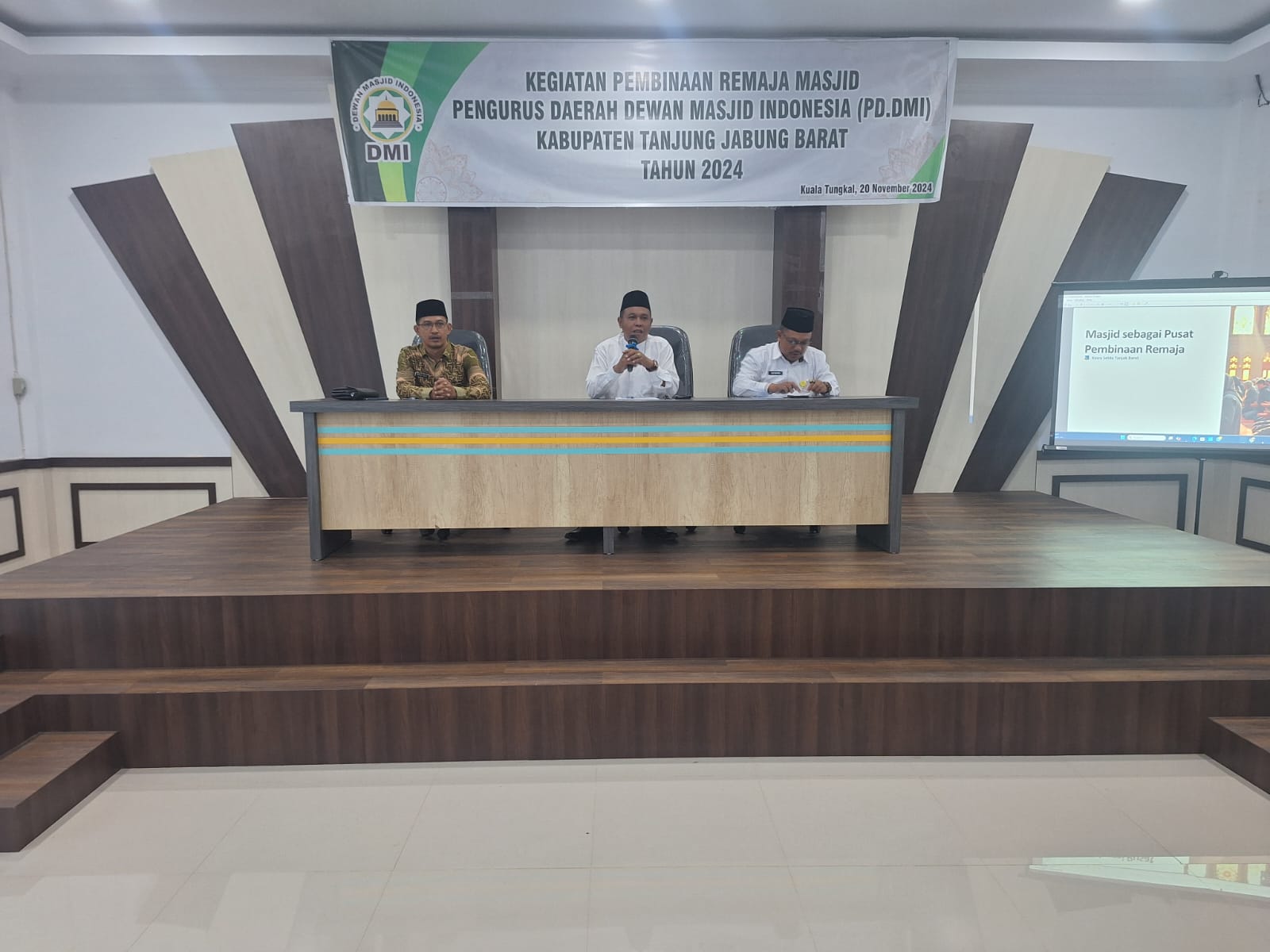 PD DMI Kabupaten Tanjung Jabung Barat Gelar Kegiatan Pembina Remaja Masjid Tahun 2024