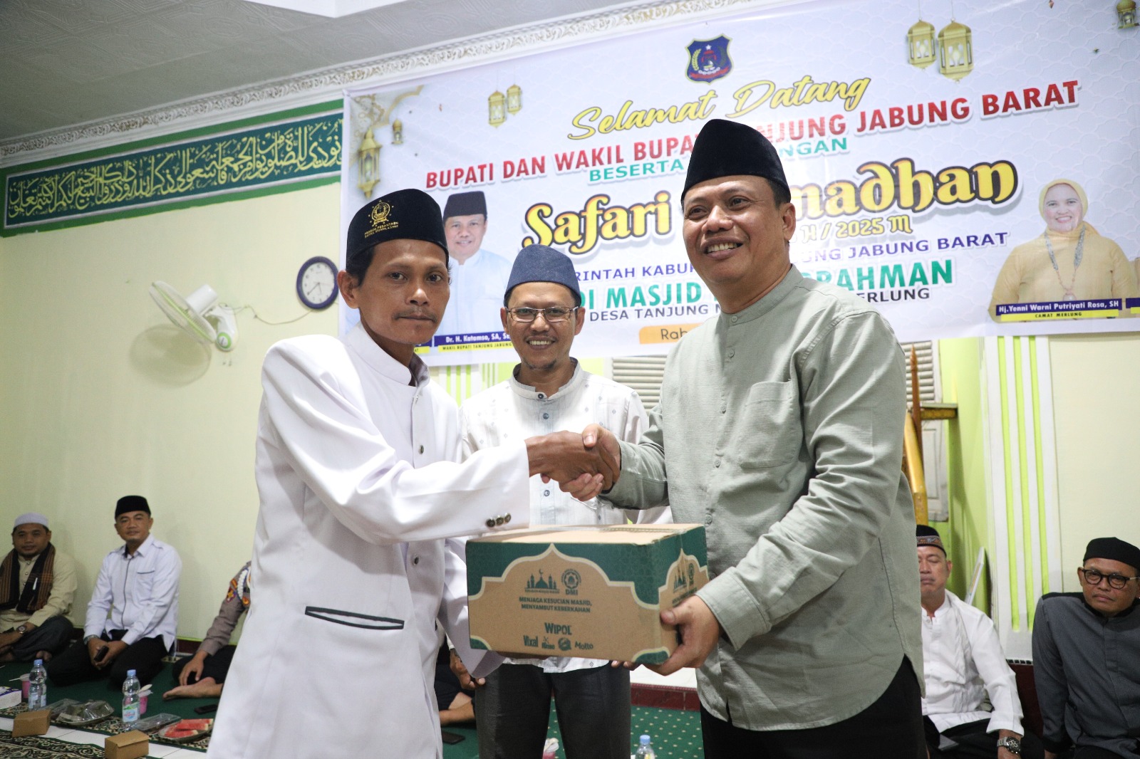 Wabup Katamso Melaksanakan Safari Ramadhan di Masjid Biaturahman 