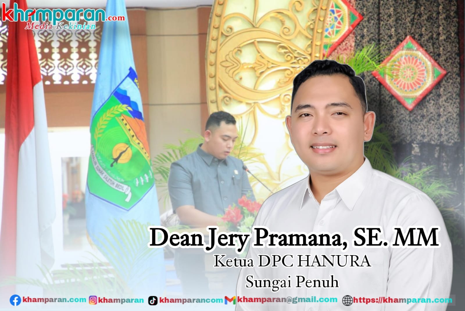 Mencuat Nama Dean di Detik-Detik Menjelang Pendaftaran di Pilwako Sungai Penuh