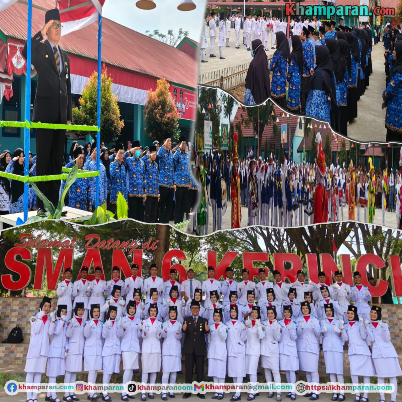 Perayaan HUT RI Ke- 79 di SMAN 6 Kerinci, Kepala Sekolah Ungkap Prestasi Siswa- siswi dari Tingkat Provinsi Hingga Menuju Kancah Nasional