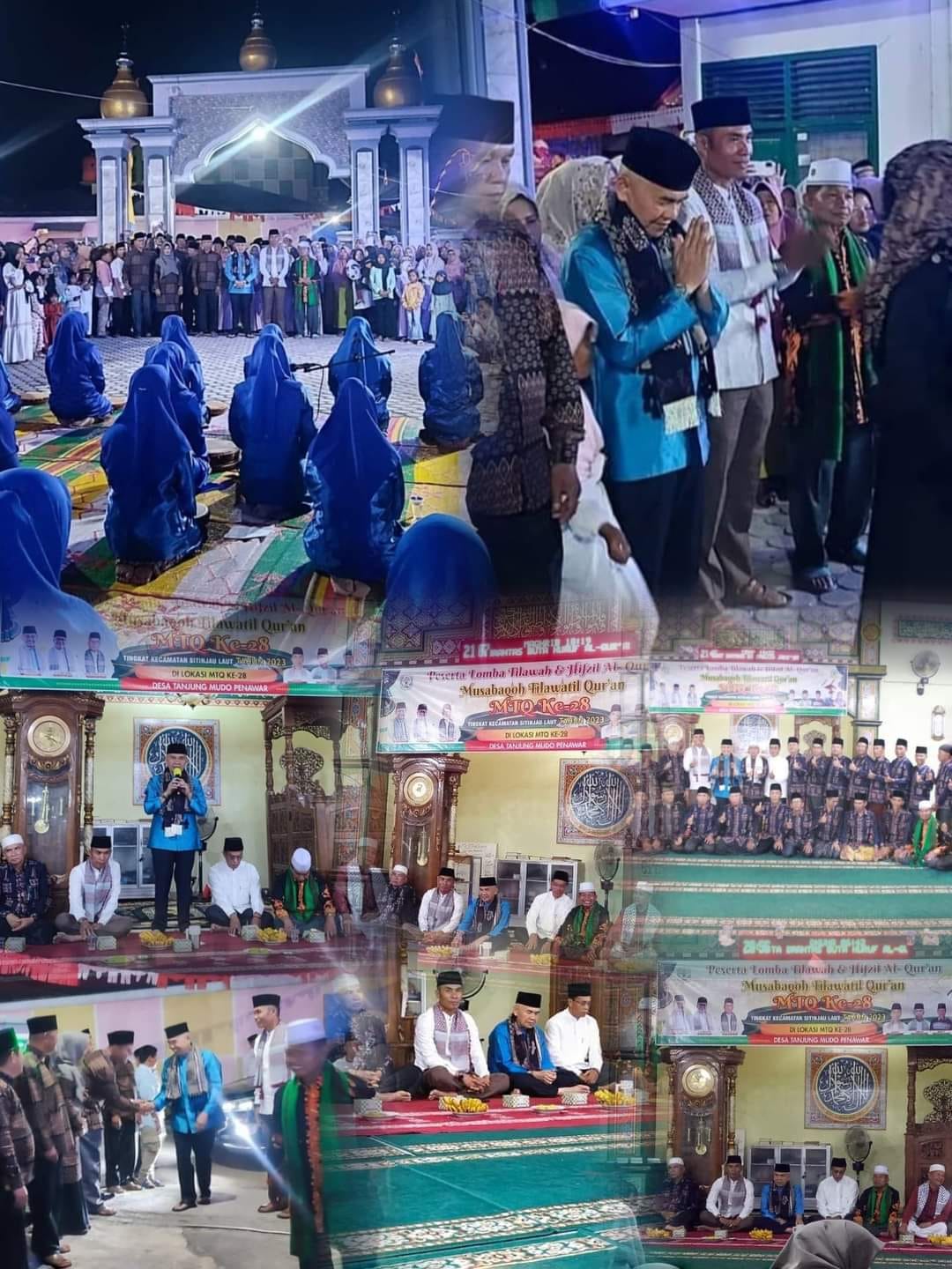 Hadiri MTQ Ke-28 Kecamatan Stinjau Laut, Adirozal : Perkuat Cinta Terhadap Al-Quran