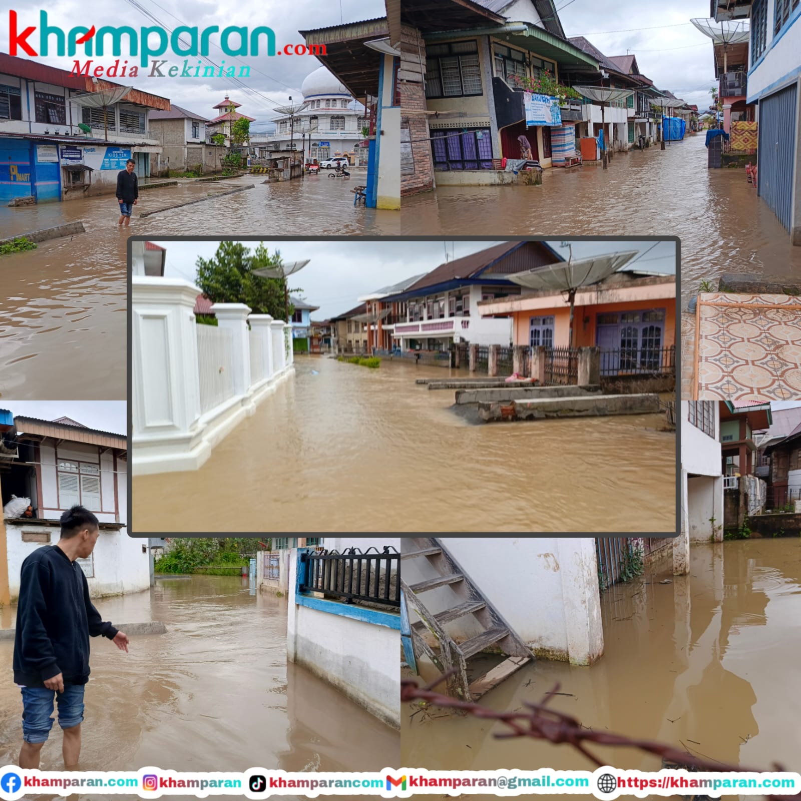Tiga Desa Di Tanjung Tanah Dilanda Banjir, Pemerintah Hanya Diam Tak Ada Tindakan