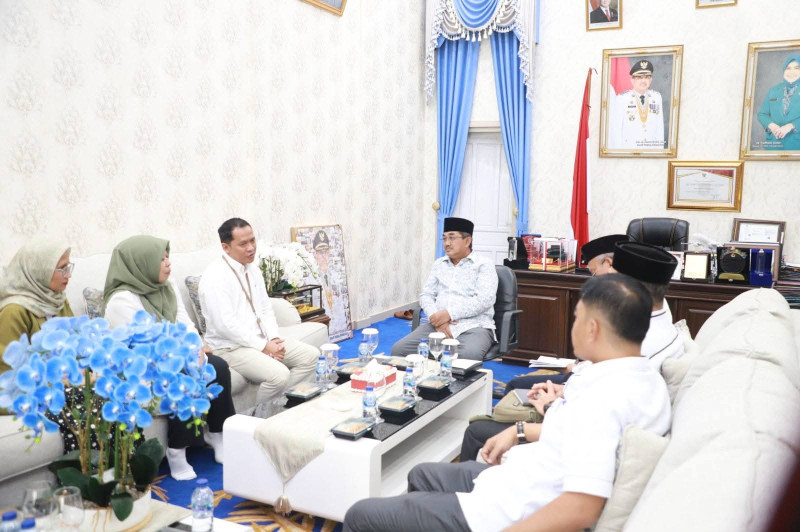 Bupati Anwar Sadat Terima Audiensi Kepala Sentra Alyatama Kemensos RI