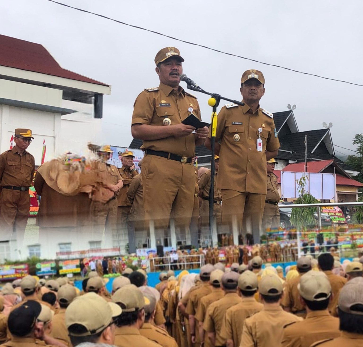 Bupati Kerinci Monadi Pimpin Apel Perdana, Tekankan Reformasi Pelayanan Publik