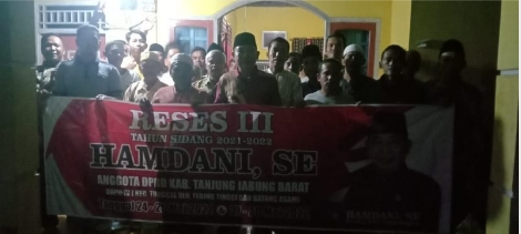 Reses dengan Masyarakat Sosial Tayas, Hamdani : Saya Akan Usahakan Untuk Menjadi Program